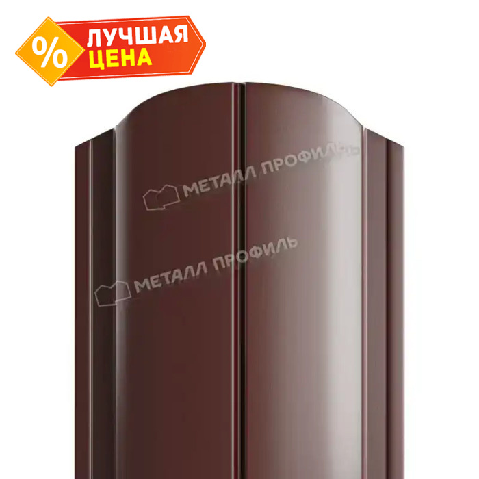 Штакетник RAL 8017