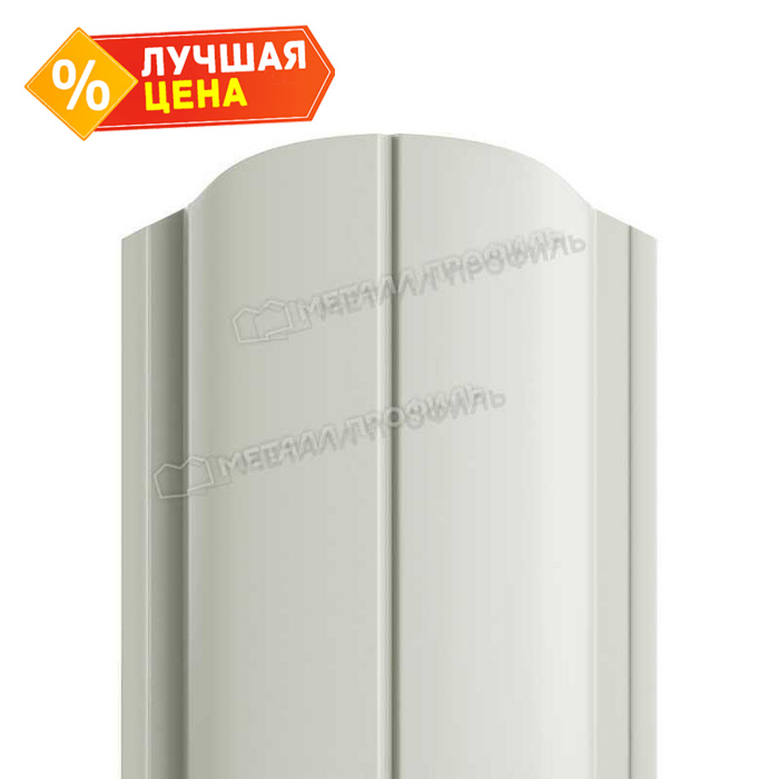 Белый штакетник