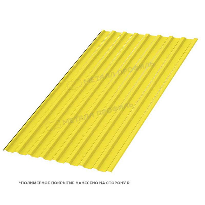 Профлист Металл-Профиль МП-20 NormanMP 0.5 мм RAL 1018 Желтый цинк