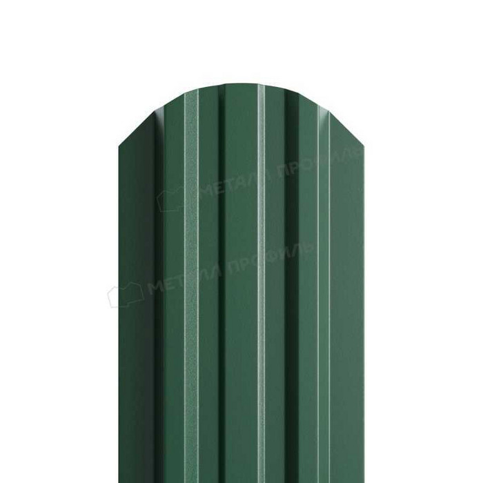 Штакетник Металл Профиль LАNE-O 0,5 PURMAN® RAL6005 Зеленый мох