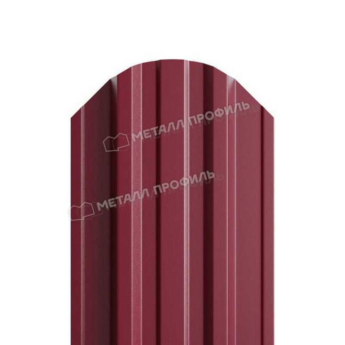 Штакетник Металл Профиль TRAPEZE-O 0,5 PURMAN® RAL3005 Красное вино
