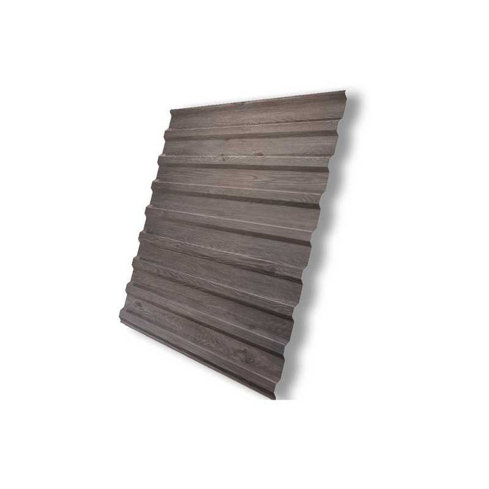 Профлист Grand Line С20В Print Elite 0.45 мм White Wood