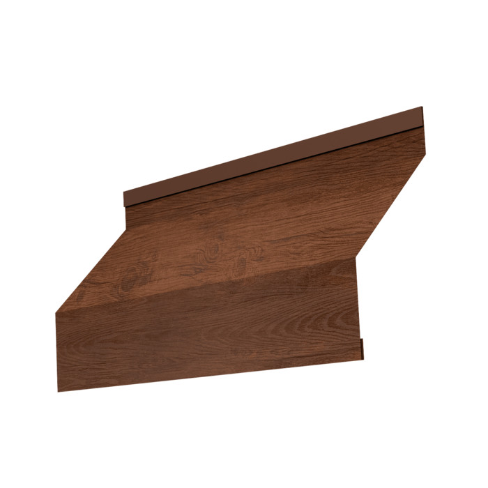 Ламель забора жалюзи Milan 0,45 Print Premium Golden Wood Fresh TwinColor