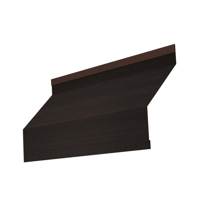 Ламель забора жалюзи Milan 0,45 Print Elite Coffee Wood TwinColor