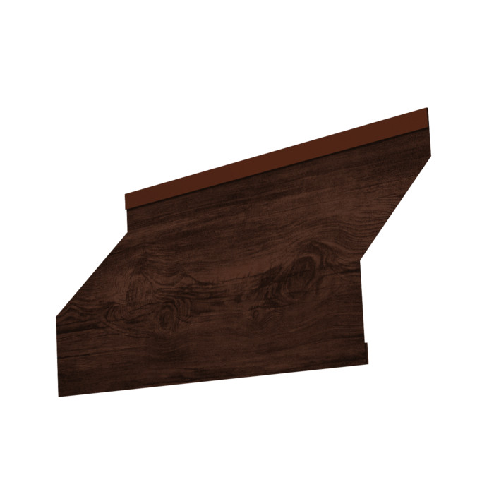 Ламель забора жалюзи Milan new 0,45 Print Elite с пленкой Cherry Wood TwinColor
