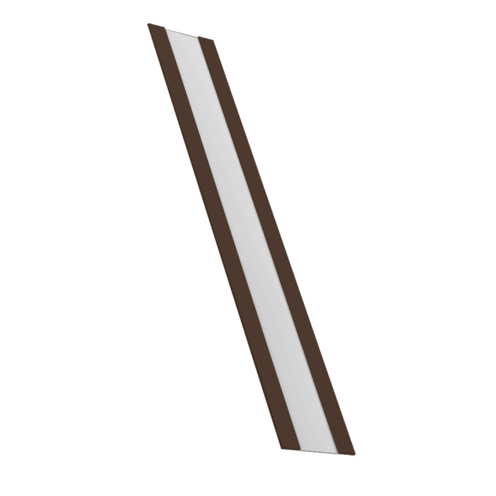 Крепежная планка жалюзи Milan, Milan Slim, Tokyo 0,45 Drap ST RAL 8017 шоколад (2м)