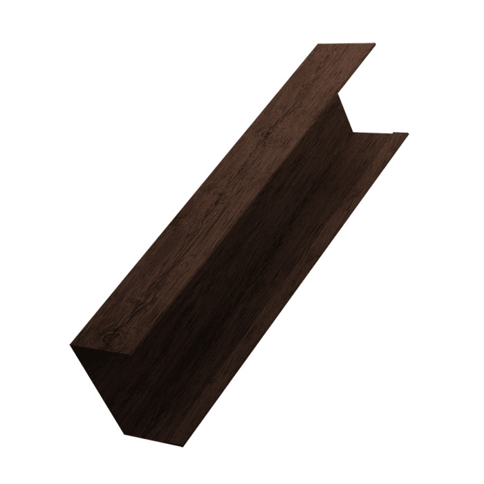 Крышка жалюзи Milan, Tokyo (для калиток, ворот) 0,45 Print-double Premium Antique Wood (2,5м)