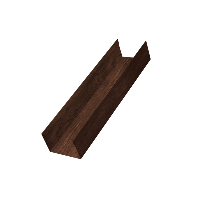 Стойка жалюзи Milan, Tokyo 0,45 Print-Double Premium Cherry Wood Dark F (2,5м)