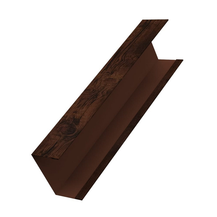 Крышка жалюзи Milan, Tokyo (для калиток, ворот) 0,45 Print Premium Cherry Wood Dark FTC (3м)
