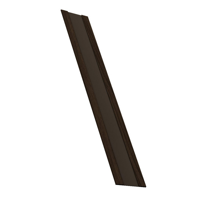 Крепежная планка жалюзи Milan, Milan Slim, Tokyo 0,45 Print Elite Coffee Wood TwinColor (3м)