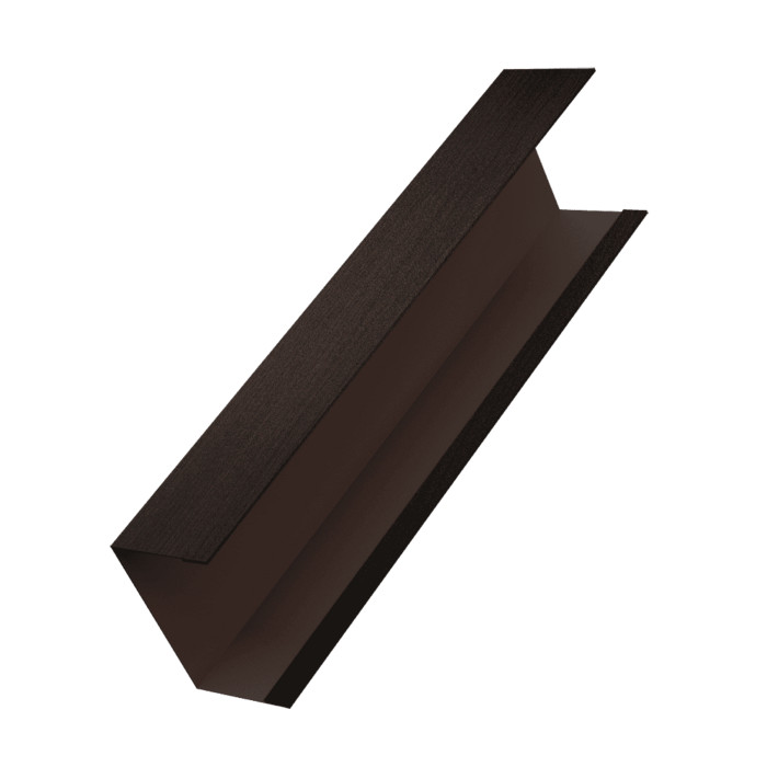 Крышка жалюзи Milan, Tokyo (для калиток, ворот) 0,45 Print Elite Coffee Wood TwinColor (2,5м)