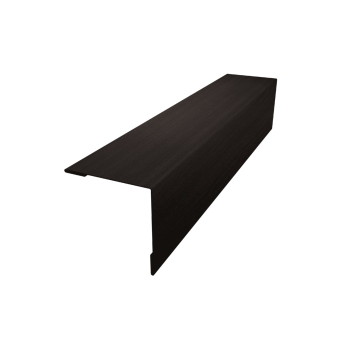 Планка завершающая 50х50 жалюзи Milan 0,45 Print Elite Coffee Wood TwinColor (3м)