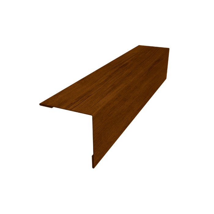 Планка завершающая 50х50 жалюзи Milan 0,45 Print Premium Golden Wood Intense FTC (2,5м)