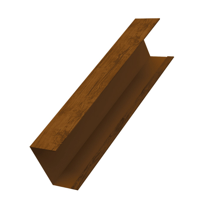 Крышка жалюзи Milan, Tokyo (для калиток, ворот) 0,45 Print Elite Golden Wood TwinColor (3м)
