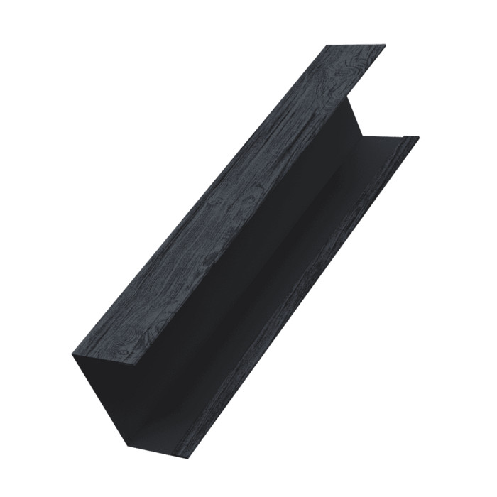 Крышка жалюзи Milan, Tokyo (для калиток, ворот) 0,45 Print Premium Grey Wood TwinColor (2м)