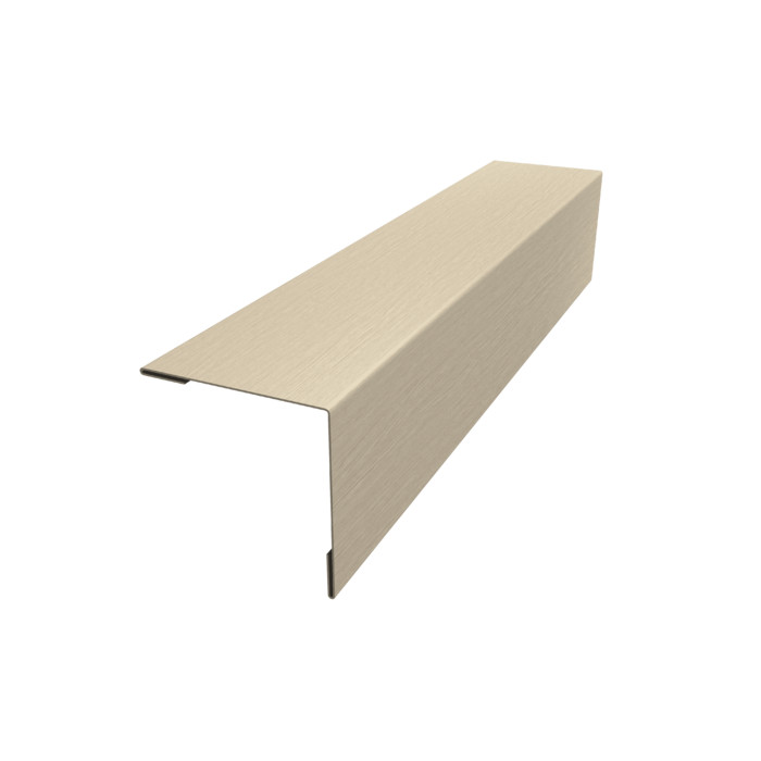 Планка завершающая 50х50 жалюзи Milan 0,45 Print Elite Milky Wood TwinColor (3м)