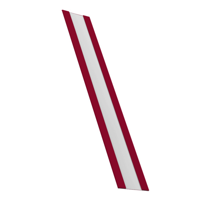 Крепежная планка жалюзи Milan, Milan Slim, Tokyo 0,45 PE RAL 3003 рубиново-красный (2м)