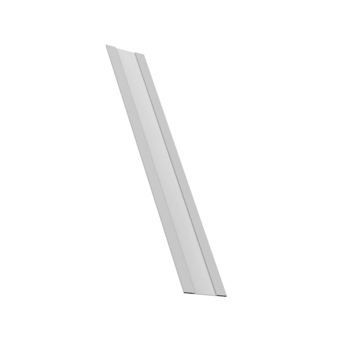 Крепежная планка жалюзи Milan, Milan Slim, Tokyo 0,45 Drap TX RAL 7047 телегрей 4 (3м)