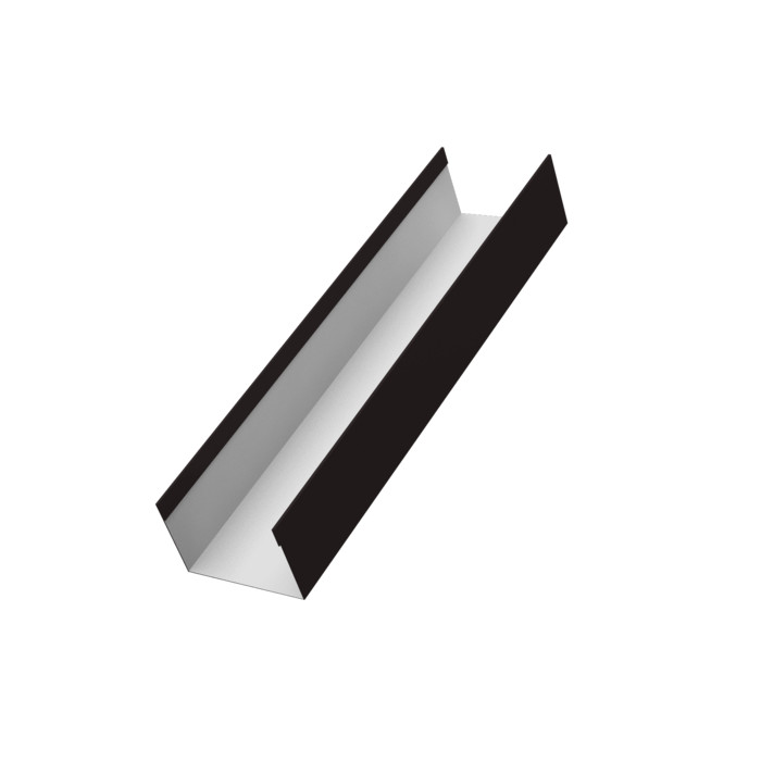Стойка жалюзи Milan, Tokyo 0,5 Drap RAL 9005 черный (2м)