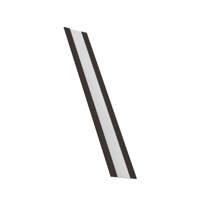 Крепежная планка жалюзи Milan, Milan Slim, Tokyo 0,5 Drap RR 32 темно-коричневый (1,8м)