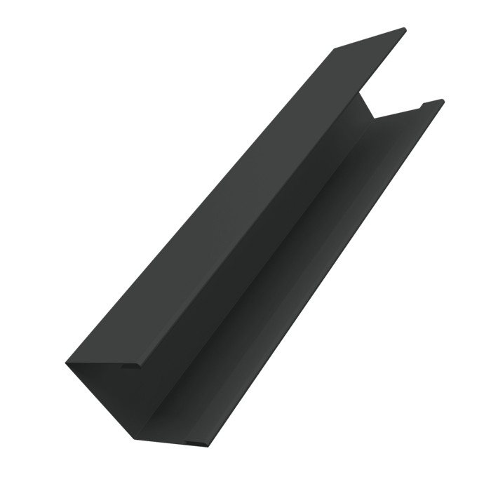Крышка жалюзи Milan Slim 0,45 PE-Double RAL 7016 антрацитово-серый (2м)