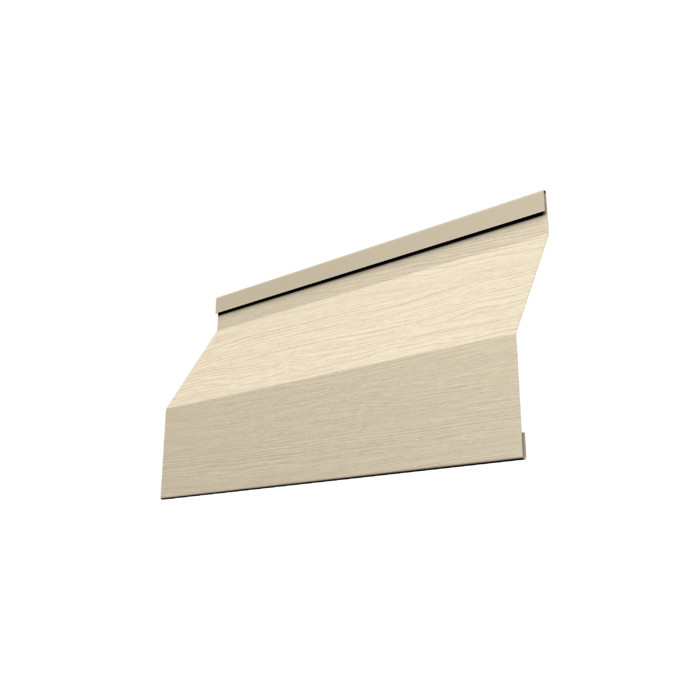 Ламель забора жалюзи Milan Slim 0,45 Print Elite с пленкой Milky Wood TwinColor