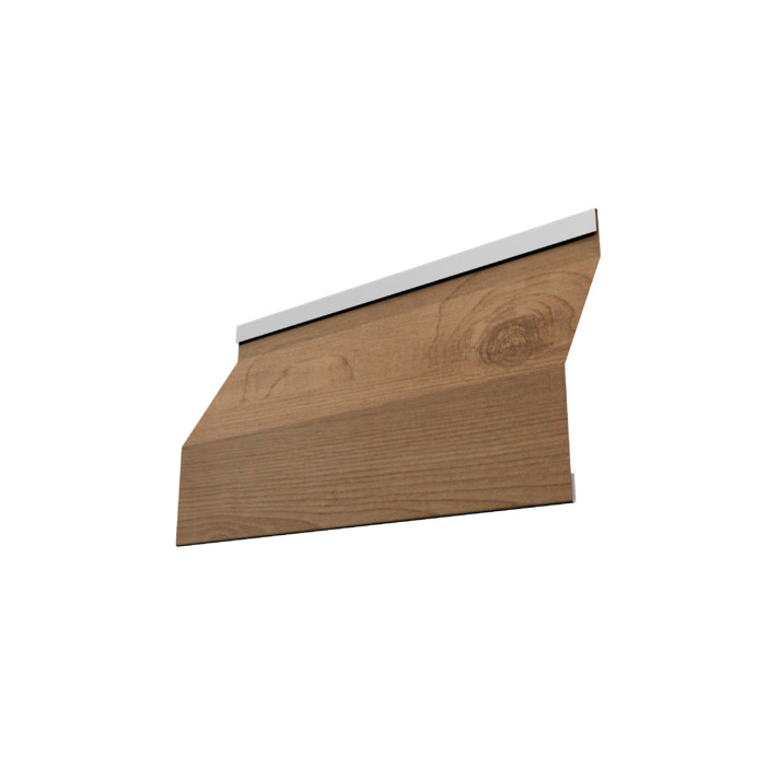 Ламель забора жалюзи Milan Slim 0,45 Print Premium Pine Wood Fresh