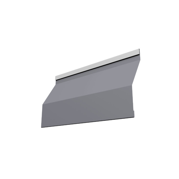 Ламель забора жалюзи Milan Slim 0,5 Satin RAL 7004 сигнальный серый