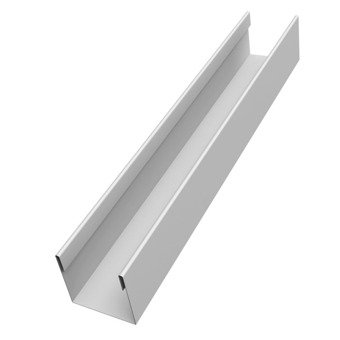 Стойка жалюзи Milan Slim 0,5 PE RAL 9003 сигнальный белый (2,5м)