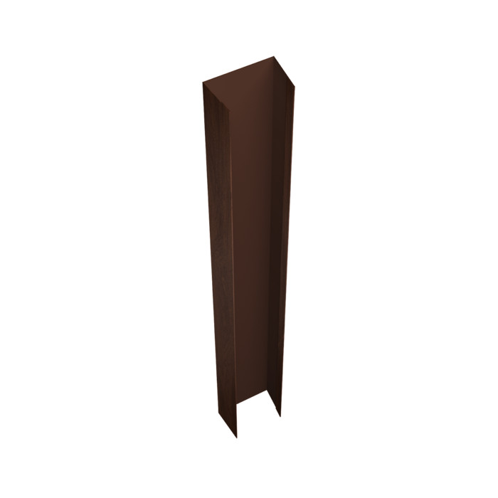 Крепежная планка верхняя Texas 0,45 Print Elite Choco Wood TwinColor (1,8м)