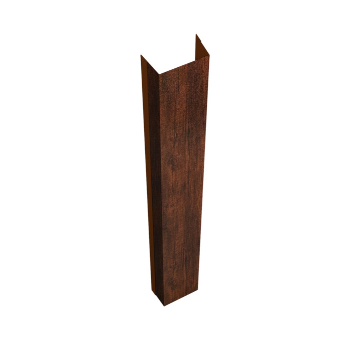 Крепежная планка нижняя Texas 0,45 Print Premium Cherry Wood Dark FTC (1,8м)