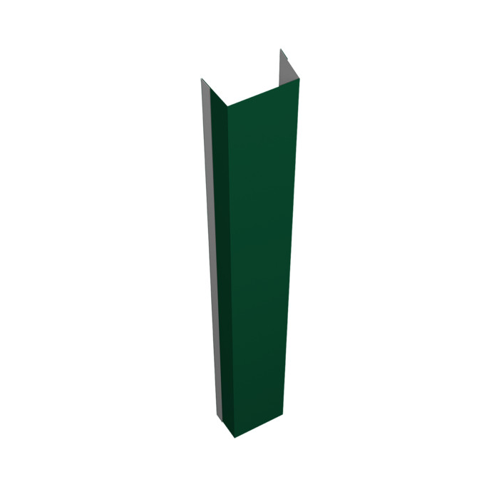 Крепежная планка нижняя Texas 0,5 PE lite RAL 6005 зеленый мох (3м)