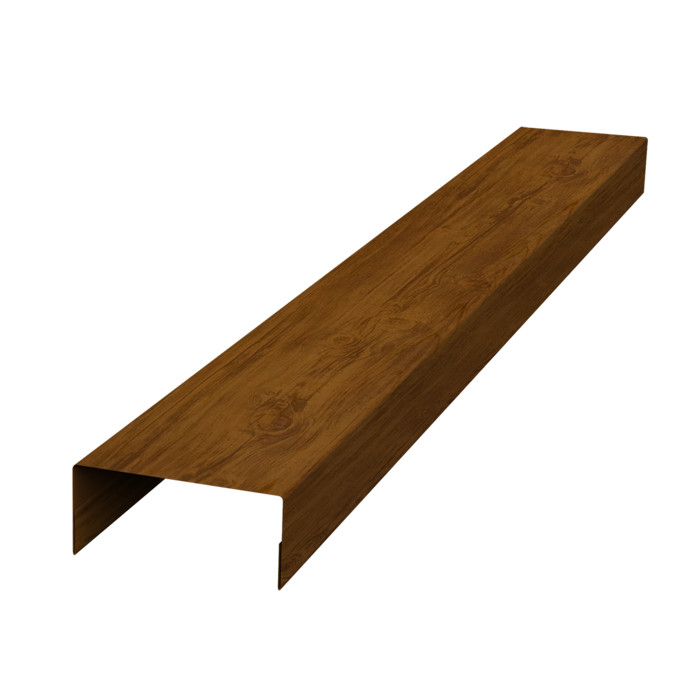 Крышка 45х20 жалюзи Texas 0,45 Print Elite Golden Wood TwinColor (2м)