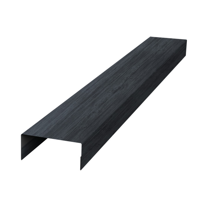 Крышка 45х20 жалюзи Texas 0,45 Print Premium Grey Wood TwinColor (2,5м)