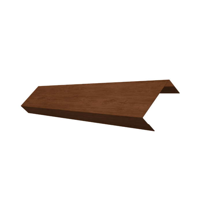 Ламель лицевая 50 забора жалюзи Texas 0,45 Print Elite с пленкой Rowan TwinColor