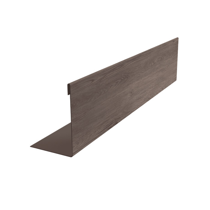 Нащельник 125 Texas 25х35 0,45 Print Elite White Wood TwinColor (L2,0)