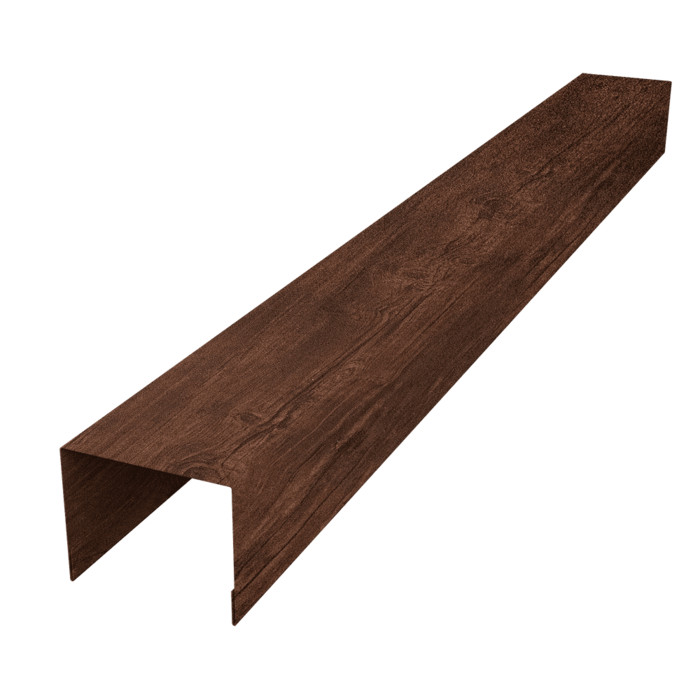 Нащельник 125 Texas 25х35 0,45 Print-Double Premium Cherry Wood Dark F (L1,5)