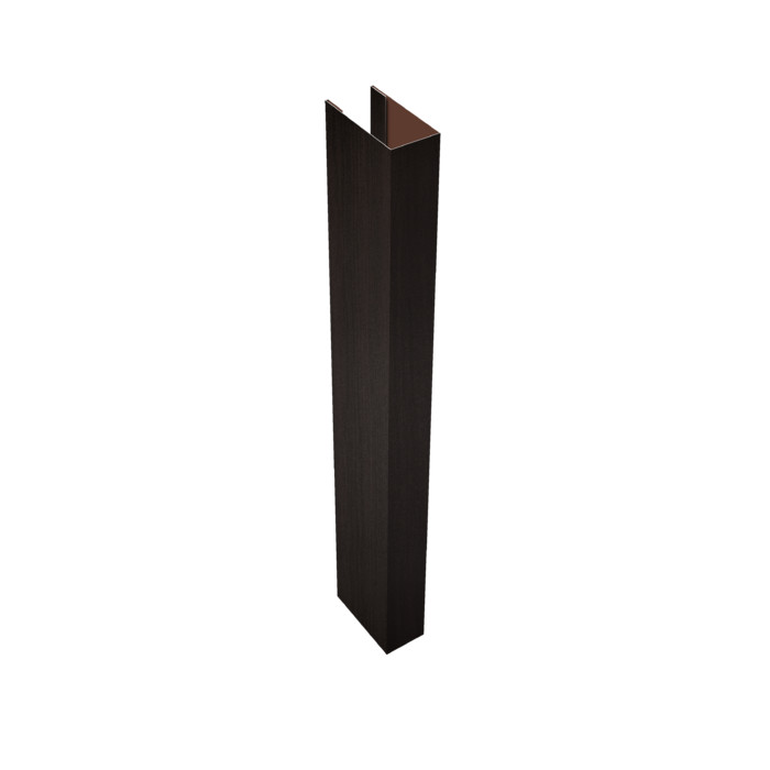 Стойка Texas для калиток и ворот 0,45 Print Elite Coffee Wood TwinColor (2м)