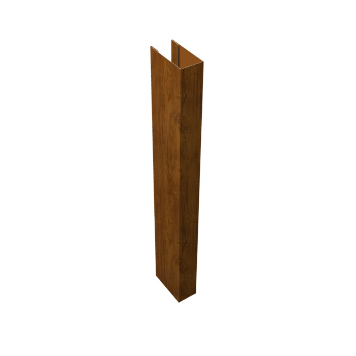 Стойка Texas для калиток и ворот 0,45 Print Elite Golden Wood TwinColor (3м)
