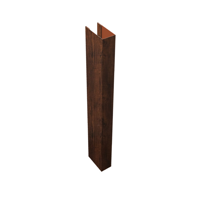 Стойка Texas для калиток и ворот 0,45 Print Premium Cherry Wood Dark FTC (1,8м)