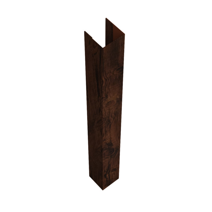 Стойка жалюзи Texas для монтажа без крепежного вкладыша 0,45 Print Elite Cherry Wood TwinColor (2,5м)