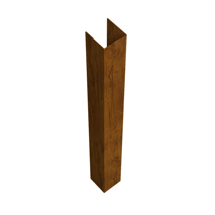 Стойка жалюзи Texas для монтажа без крепежного вкладыша 0,45 Print Elite Golden Wood TwinColor (1,8м)