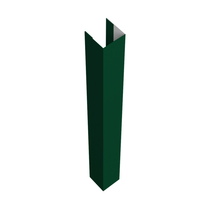 Стойка жалюзи Texas для монтажа без крепежного вкладыша 0,5 Satin Matt TX RAL 6005 зеленый мох (1,8м)