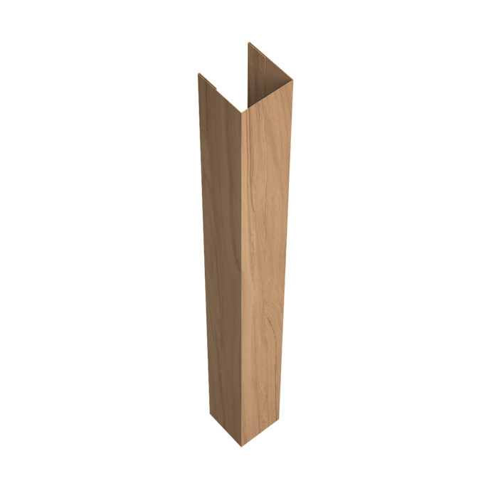 Стойка жалюзи Texas для монтажа с крепежным вкладышем 0,45 Print Elite Honey Wood TwinColor (2,5м)
