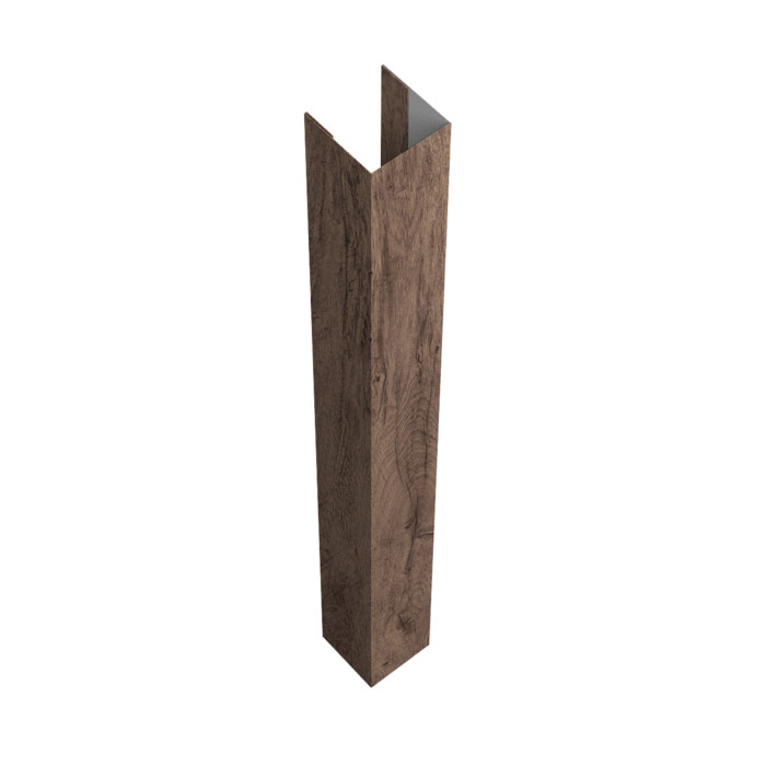Стойка жалюзи Texas для монтажа с крепежным вкладышем 0,45 Print Premium Almond Wood Fresh (2м)
