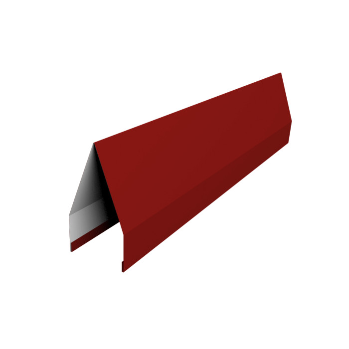 Ламель забора жалюзи Tokyo new 0,5 Satin с пленкой RAL 3011 коричнево-красный