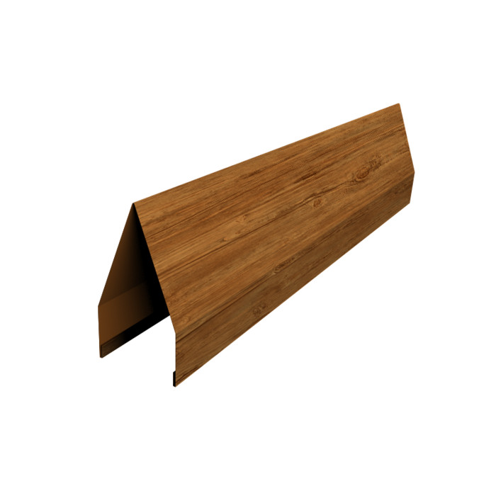 Ламель забора жалюзи Tokyo 0,45 Print Elite с пленкой Golden Wood TwinColor