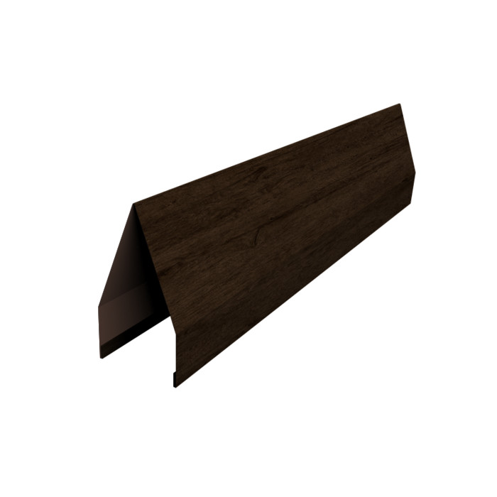 Ламель забора жалюзи Tokyo new 0,45 Print Elite с пленкой Antique Wood TwinColor
