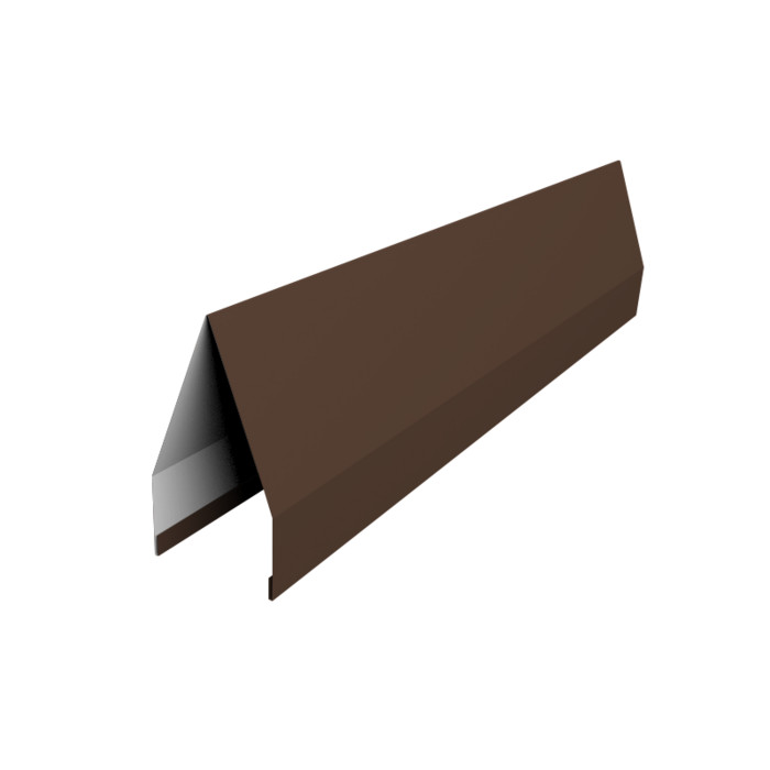 Ламель забора жалюзи Tokyo new 0,5 Rooftop Бархат RAL 8017 шоколад