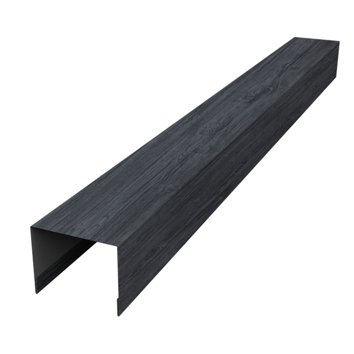 Крышка жалюзи Palermo 0,45 Print Premium Grey Wood TwinColor (3м)